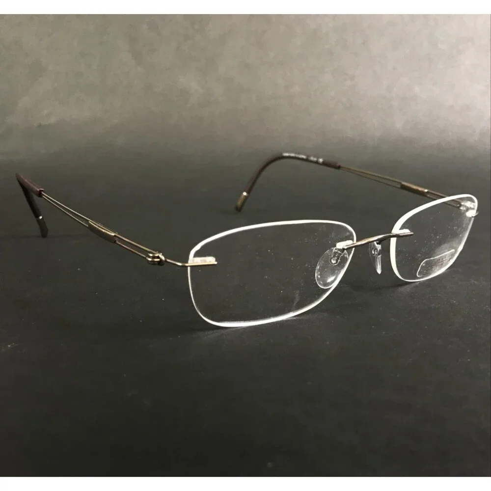 Silhouette Eyeglasses Frames 4302 40 6052 5227 Titan Next Gen Brown 49-17-140
